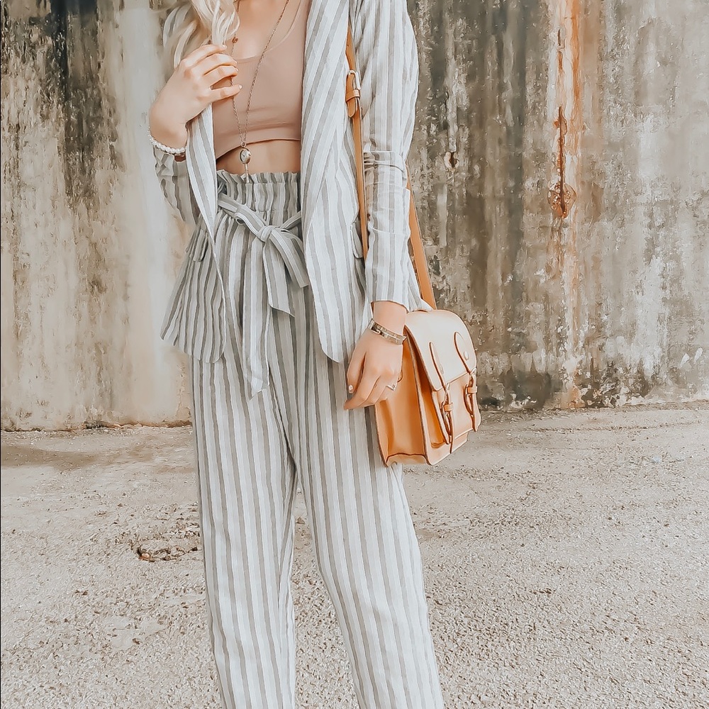 Striped Beachy Pants